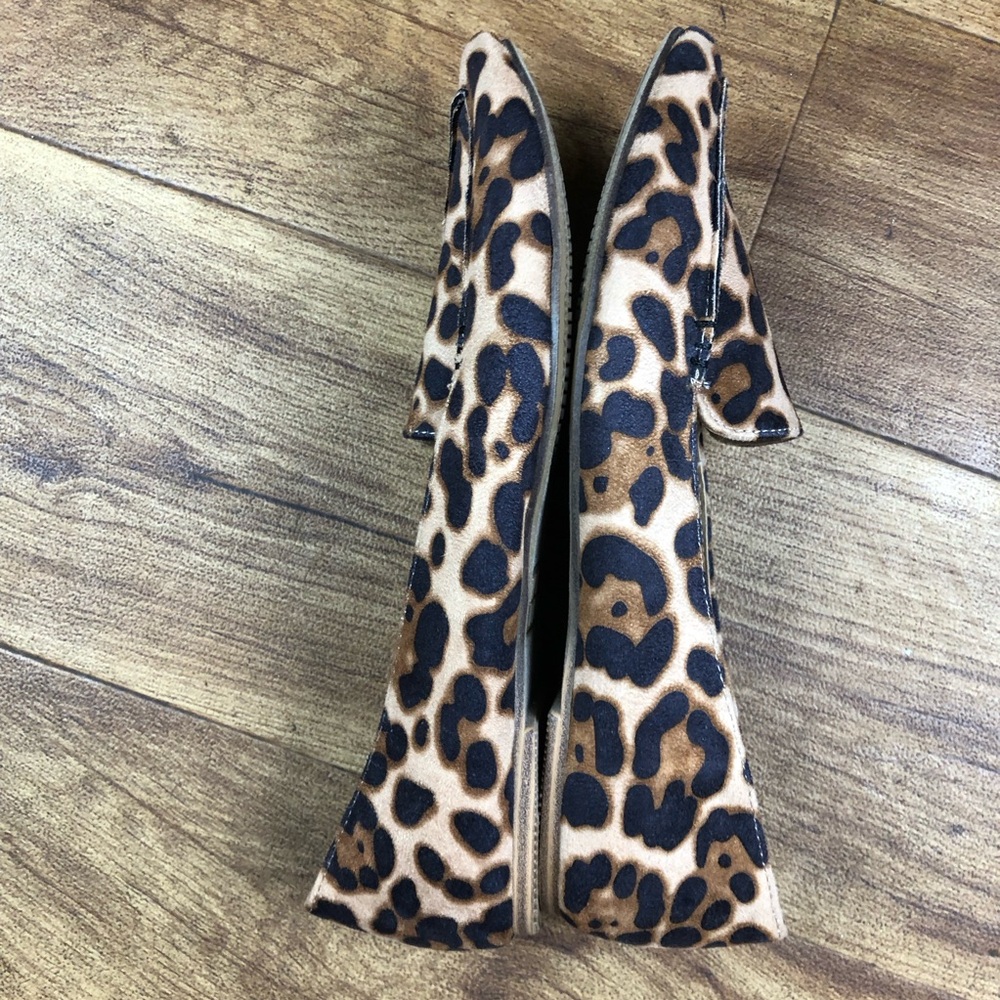 Time & True Leopard Print Slip On Flats Shoes - Picture 6 of 11